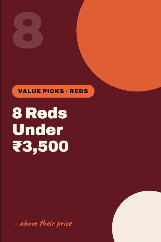 8 value red wines in India under Rs 3,500 - Spill It Consultancy